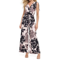 Ariella - Floral Tie Shoulder Jumpsuit