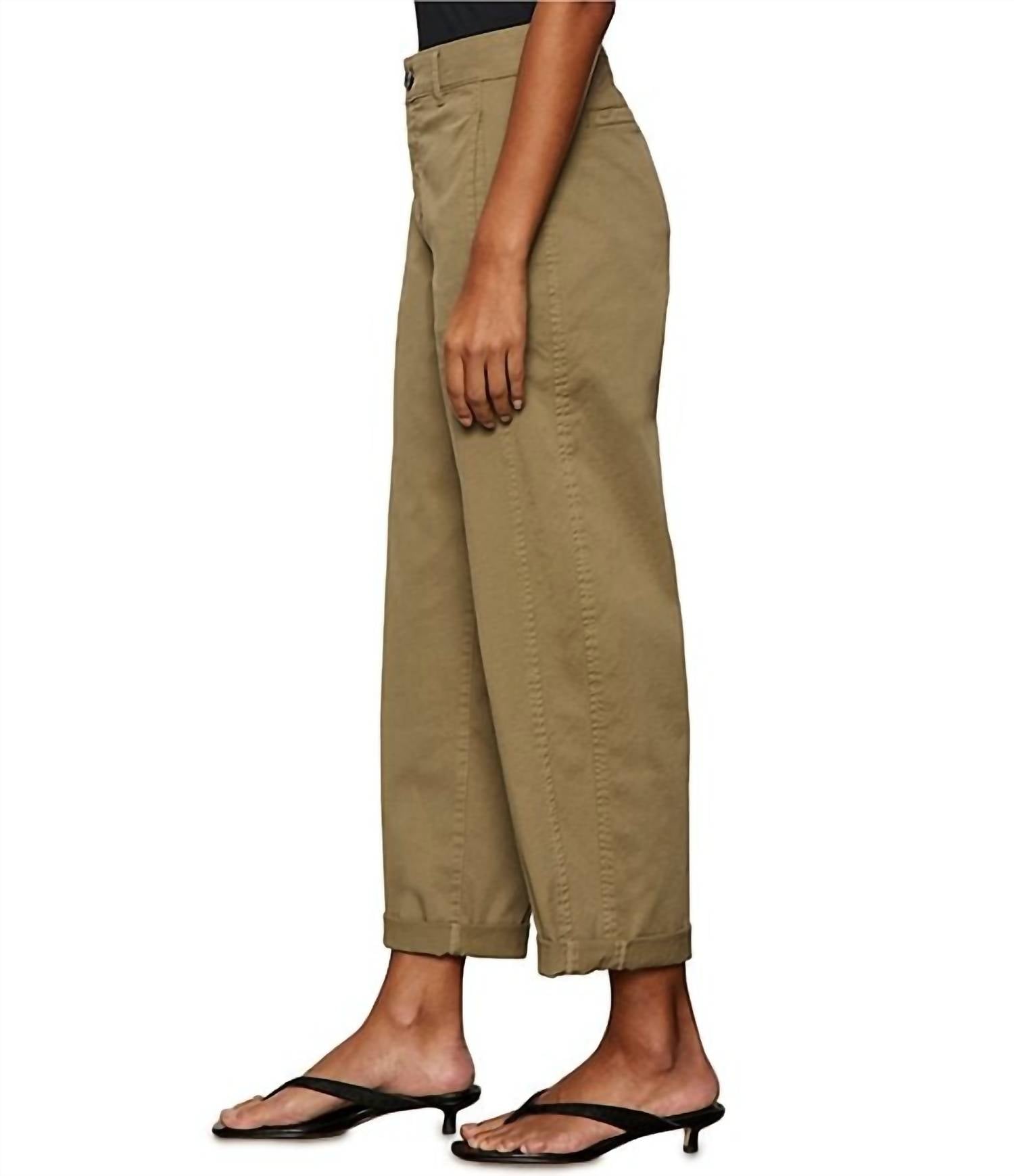 Sanctuary Boyfriend Cruiser Pants in covert green - women's pants - view 4
