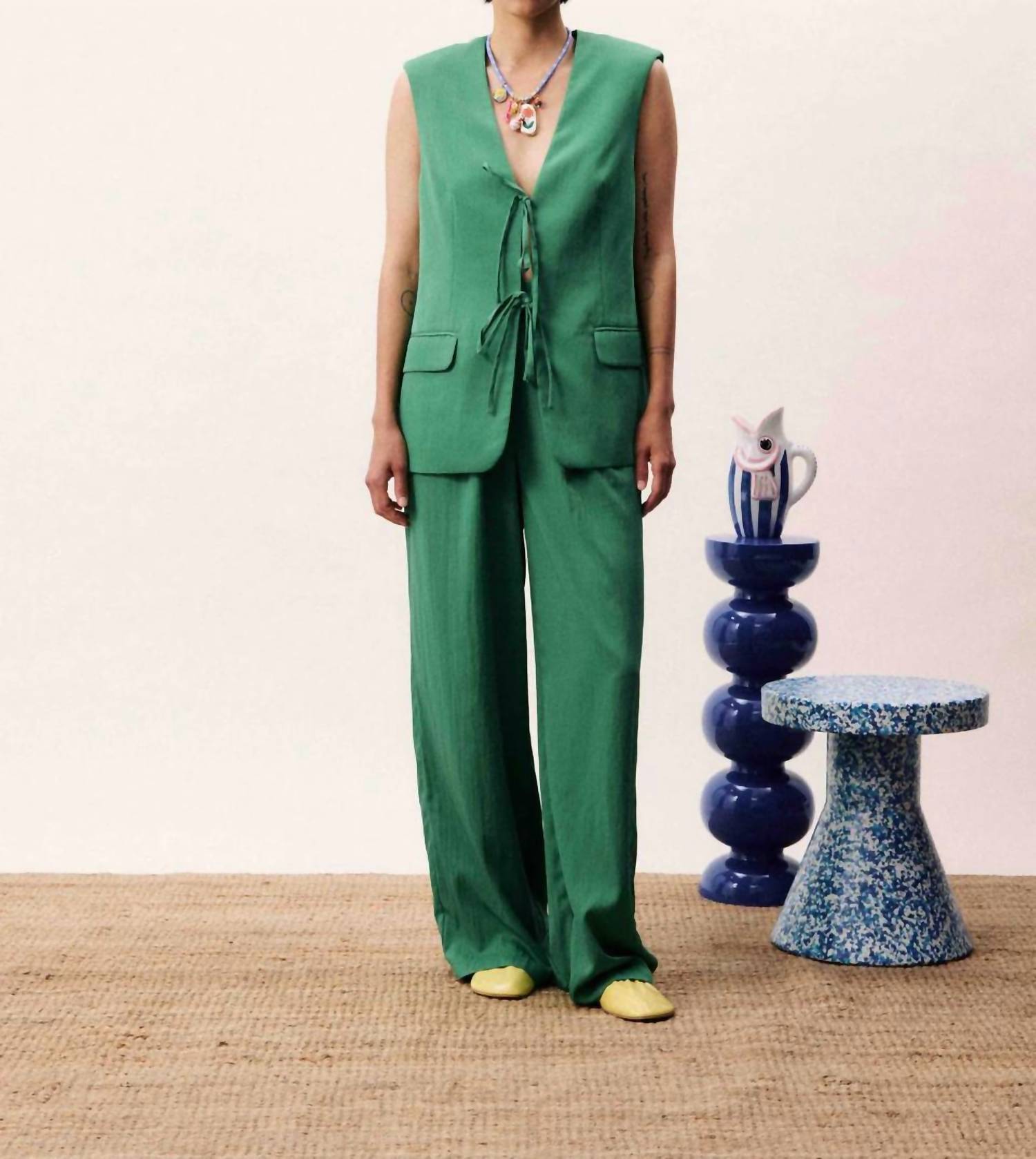 Frnch - Atins Sleeveless Blazer Vest