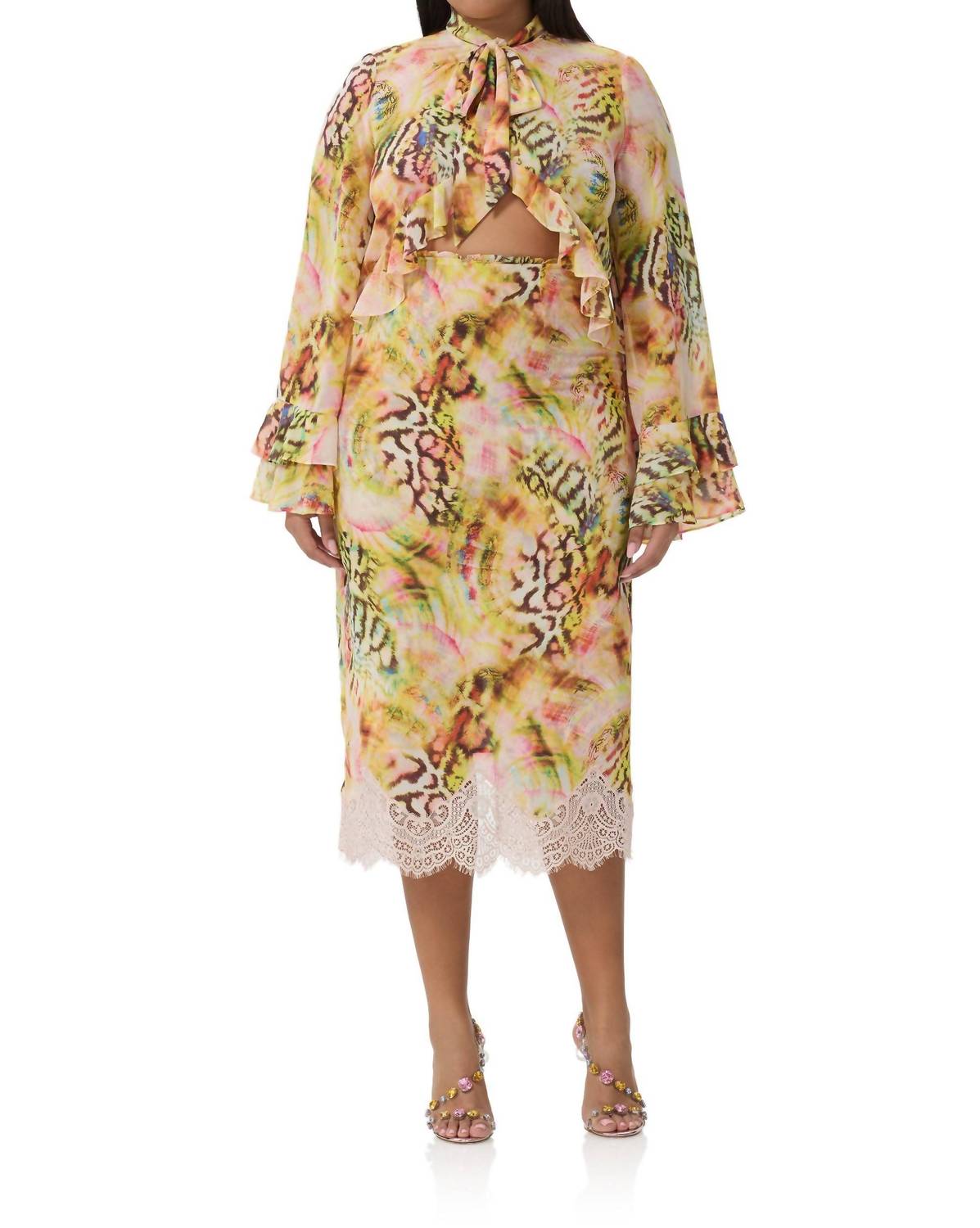 Afrm - Ackley Midi Skirt