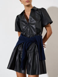 Brochu Walker - Vegan Leather Mini Dress