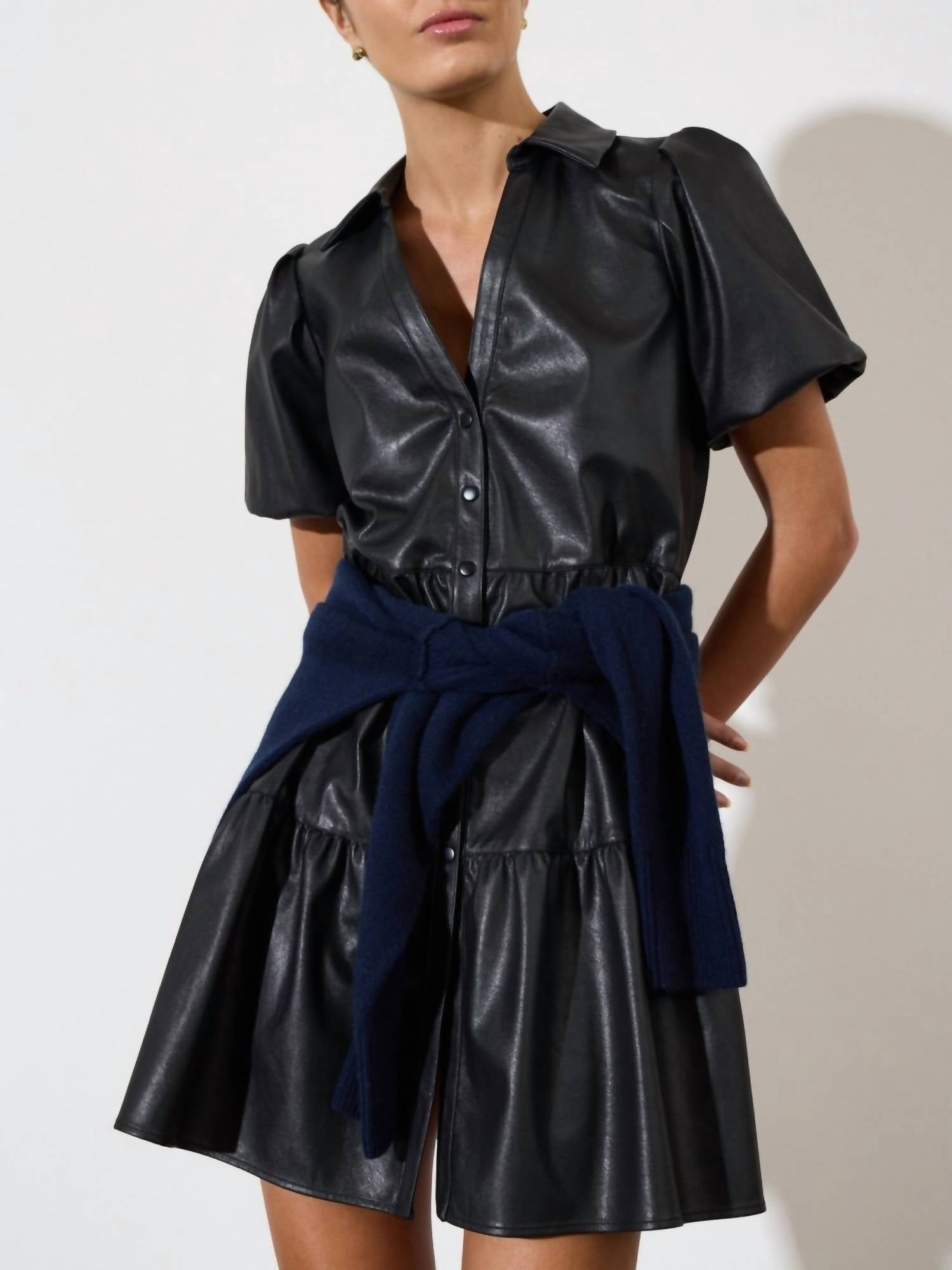 Brochu Walker - Vegan Leather Mini Dress