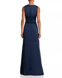 Ramy Brook Ameera Gown in navy - women's dress - detail view