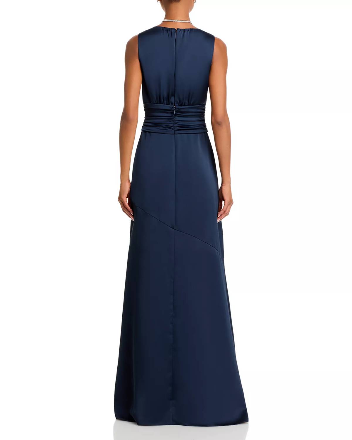 Ramy Brook Ameera Gown in navy - women's dress - detail view