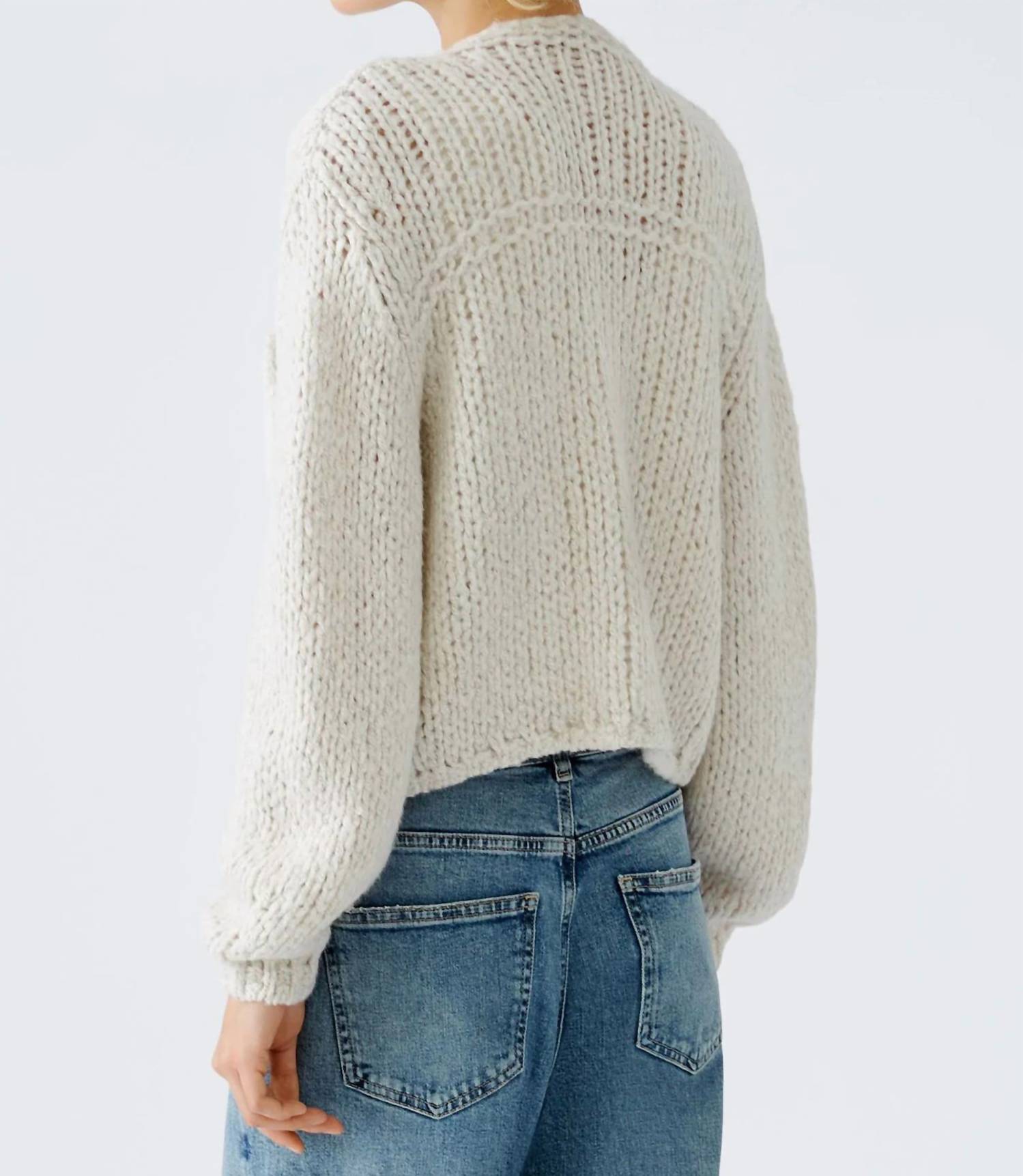 Oui - Chunky Knit Cardigan