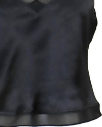 Lucy Paris - Women's Mayra Satin Mesh Tank Top