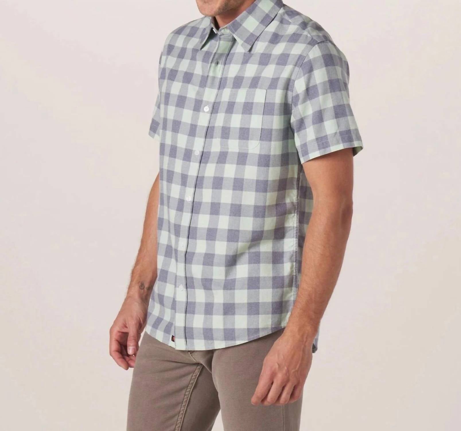 The Normal Brand - Jasper Short Sleeve Button Down Shirt