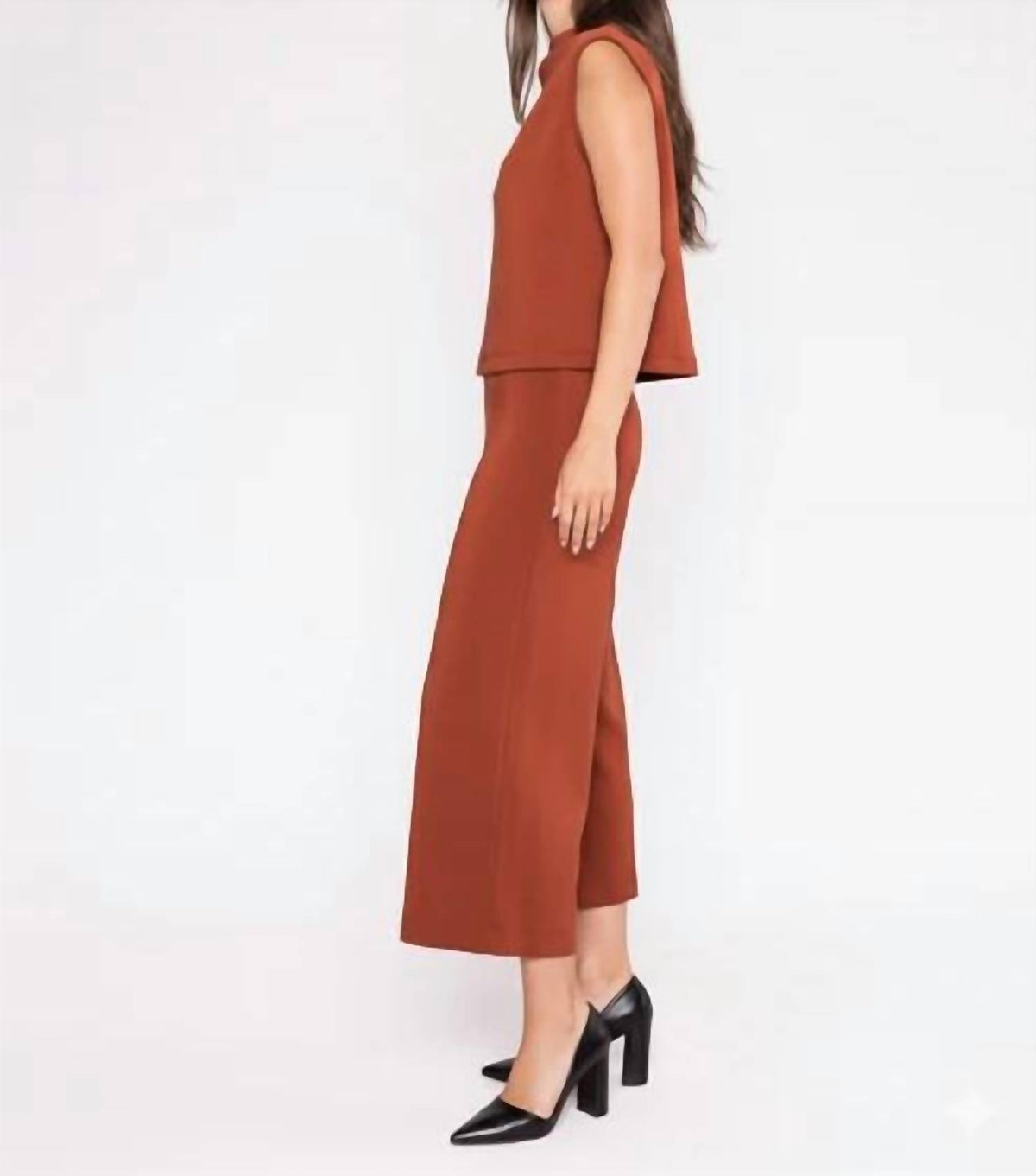 Ripley Rader - Scuba Cropped Wide Leg Pants