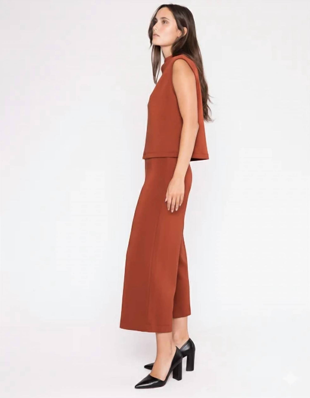 Ripley Rader - Scuba Cropped Wide Leg Pants