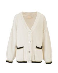 Sancia Women's The Charli Knit Cardigan in white - women's cardigan - view 4