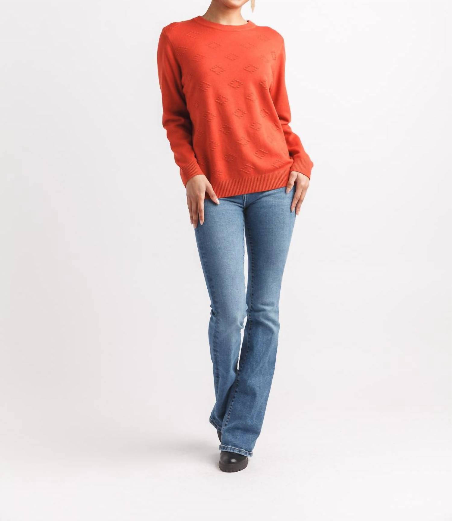 Papillon - Autumn Glow Diamond Sweater