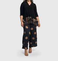 ALEMBIKA Doppio Wide Leg Pants in circles - women's pants - view 6