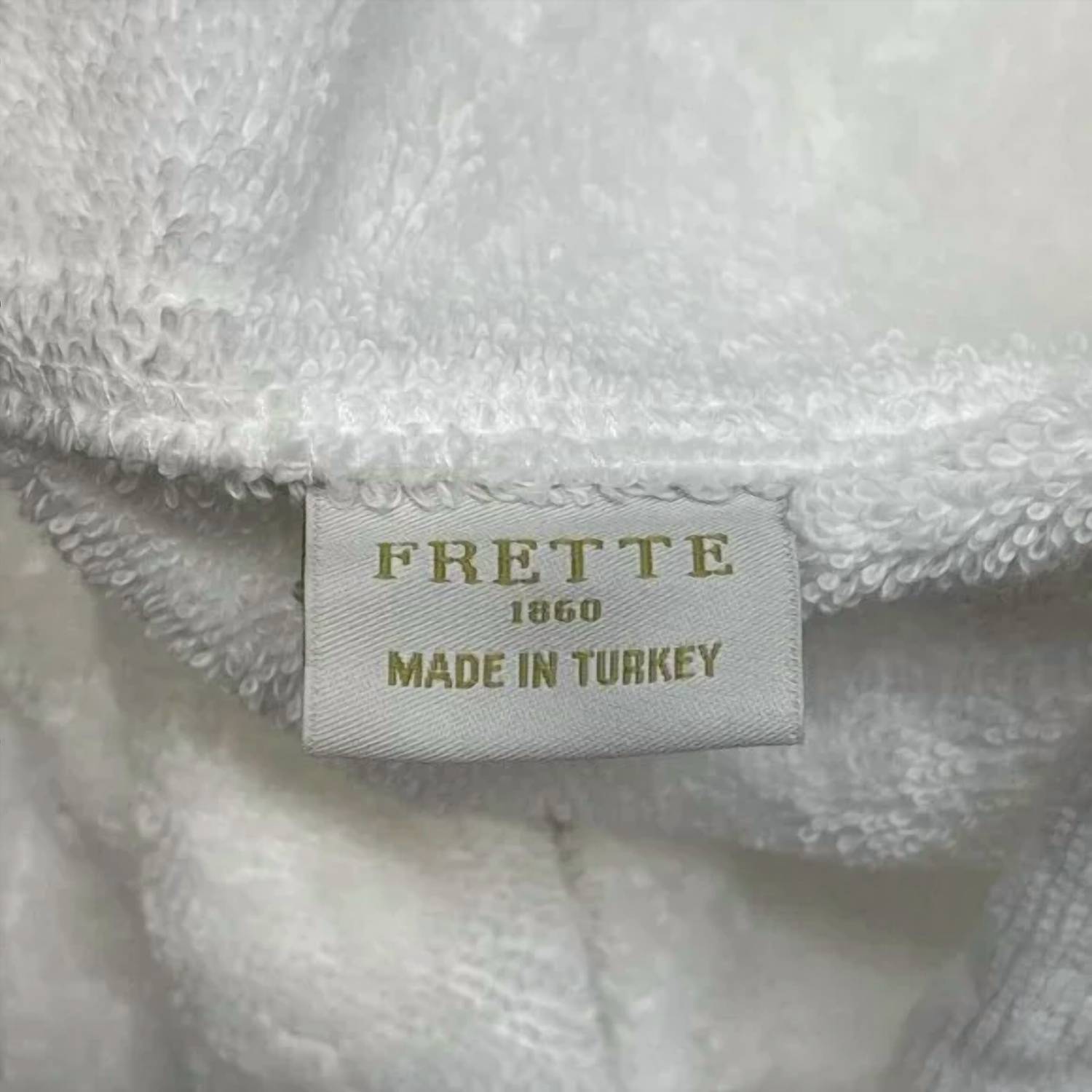 Frette Unisex Velour Shawl Collar Bathrobe in white - men's item - view 9