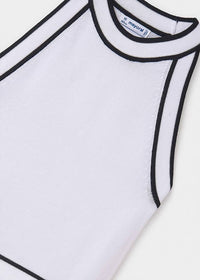 Mayoral - Girls' Knit Contrast Tank