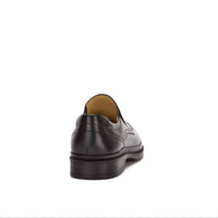 Andrea Men's Comfortable Fit Loafer in black - men's loafer - detail view