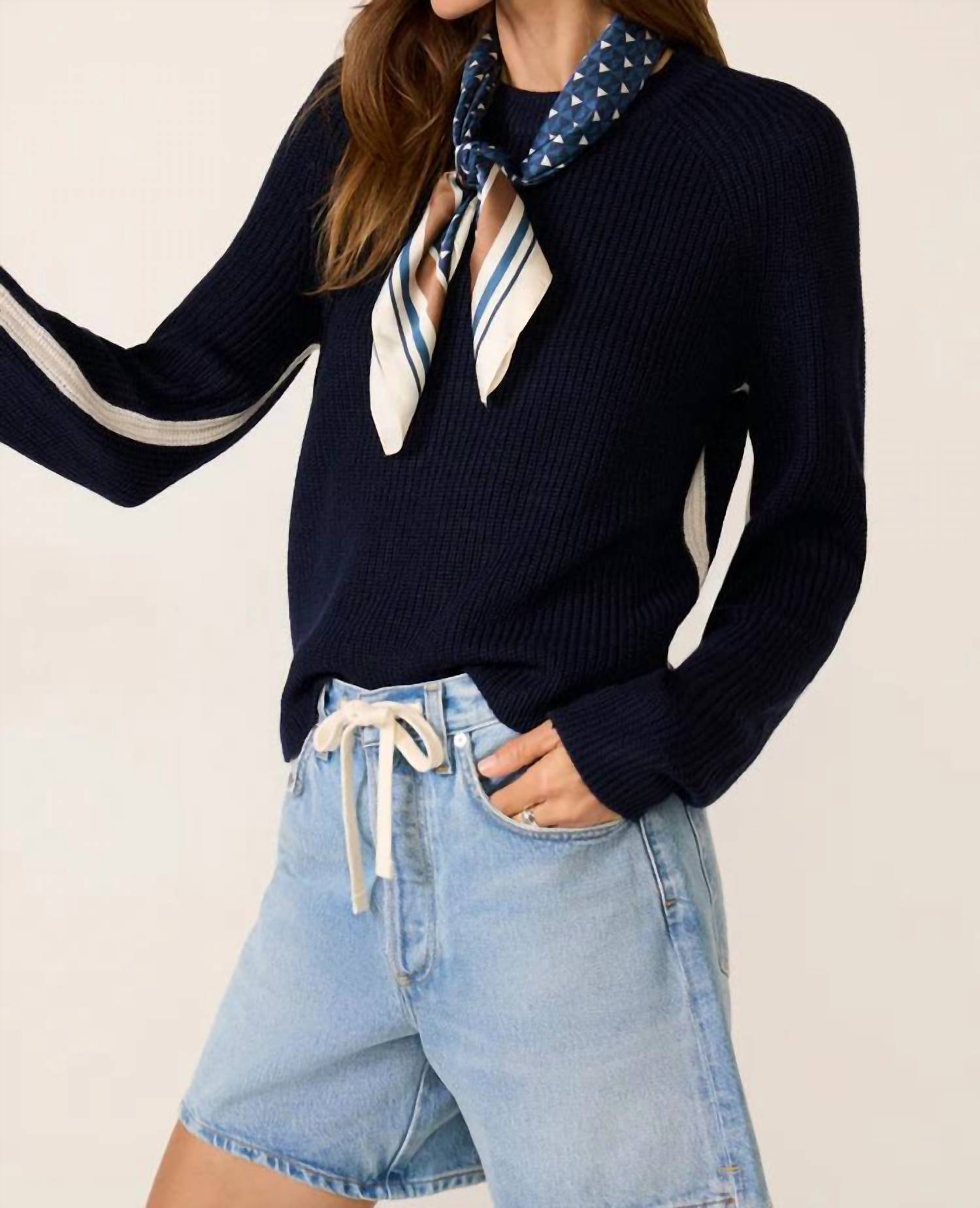 Velvet By Graham & Spencer - Savannah Colorblock Pullover Top