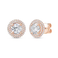 Diana M Jewels - Women's Round Lab-Grown Diamond Stud Earrings (12.00 Ct) - Luxe
