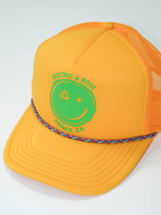 Electric & Rose - Women's Smiley Trucker Hat