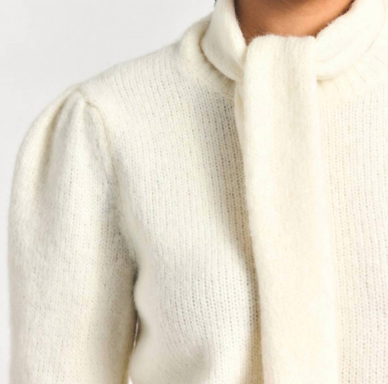 Derek Lam 10 Crosby - Leilani Plush Knit Tie Sweater