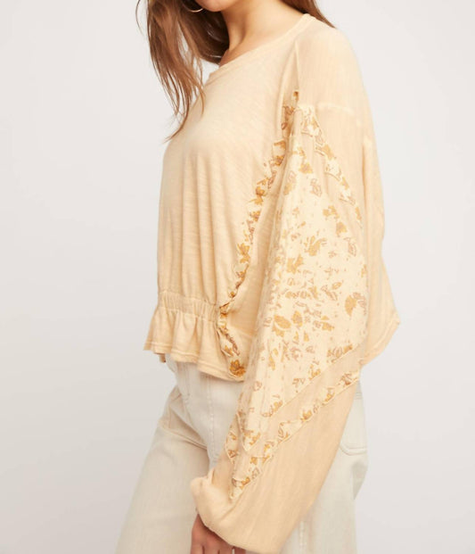 Free People - Throwback Long Sleeve Scoopneck Top