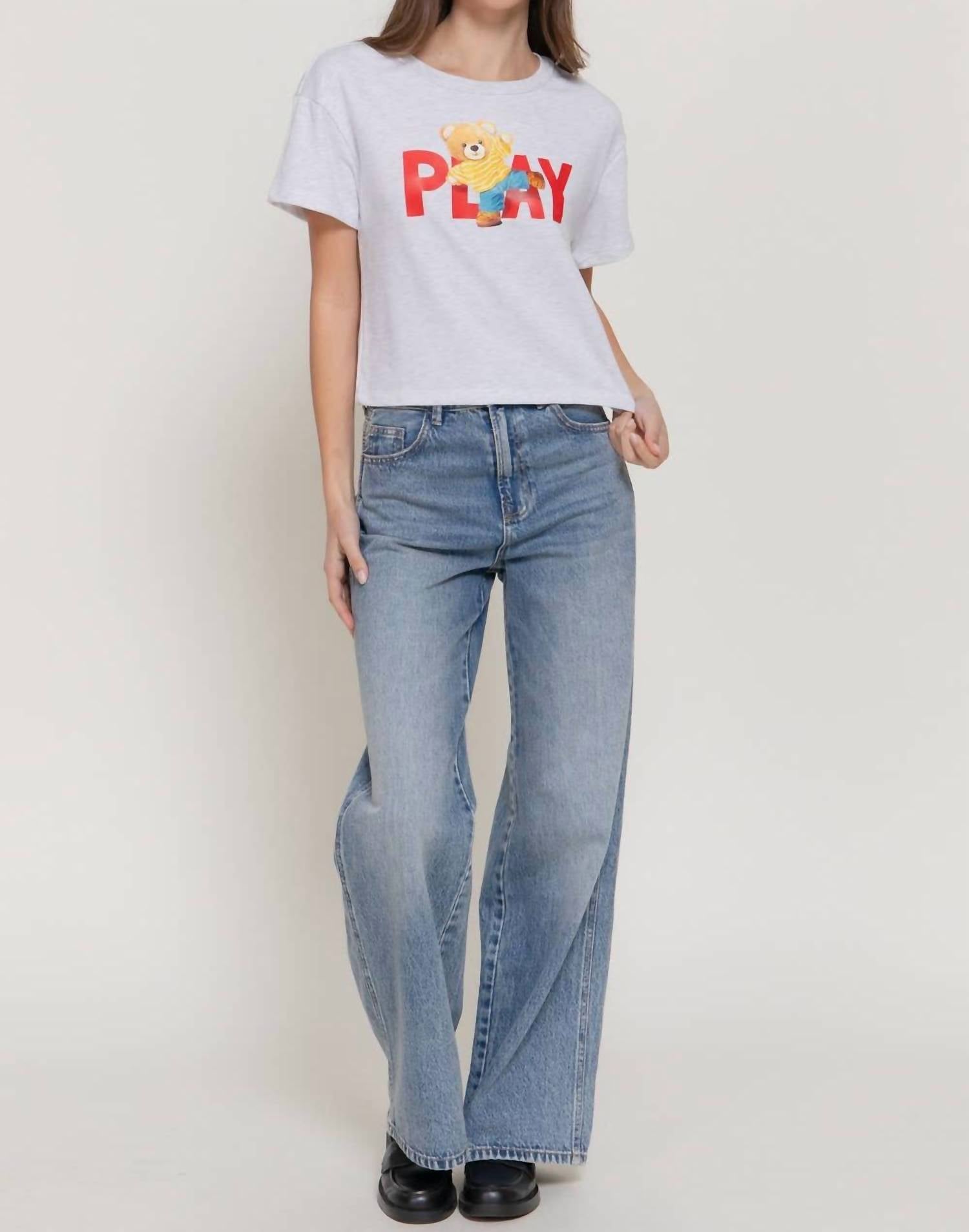 Active Basic - Short Sleeve French Terry Short Top