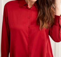 Tribal - Satin Drop Shoulder Shirt