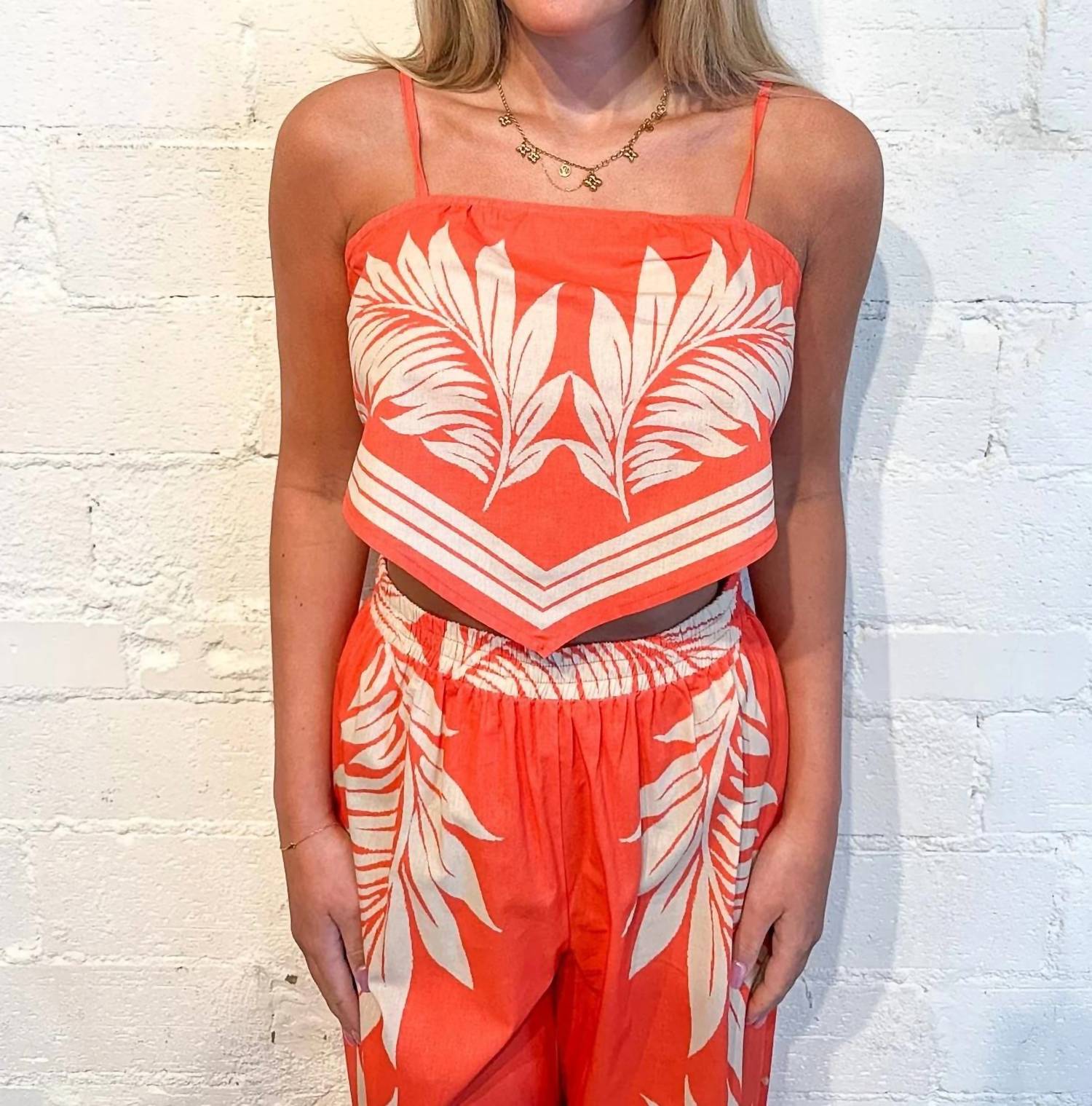 Adeline - Tropical Vacay Top