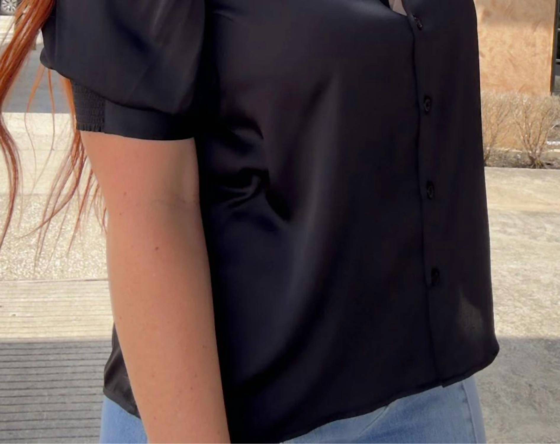 Skies Are Blue - Francesca Button Down Blouse