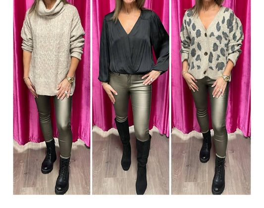 Cheri Coated Skinny Jeans