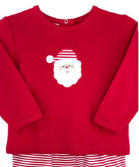 Petit Ami Zubels - Boy's Santa Top And Pant Set