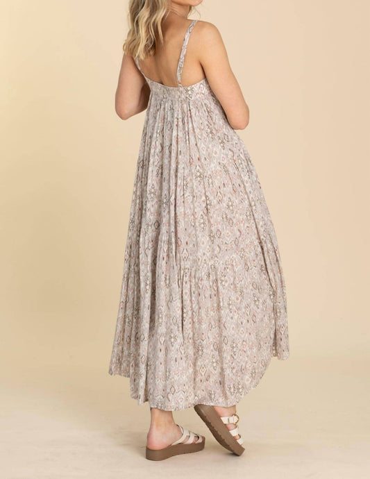 Hem & Thread - Aztec Maxi Tiered Sun Dress