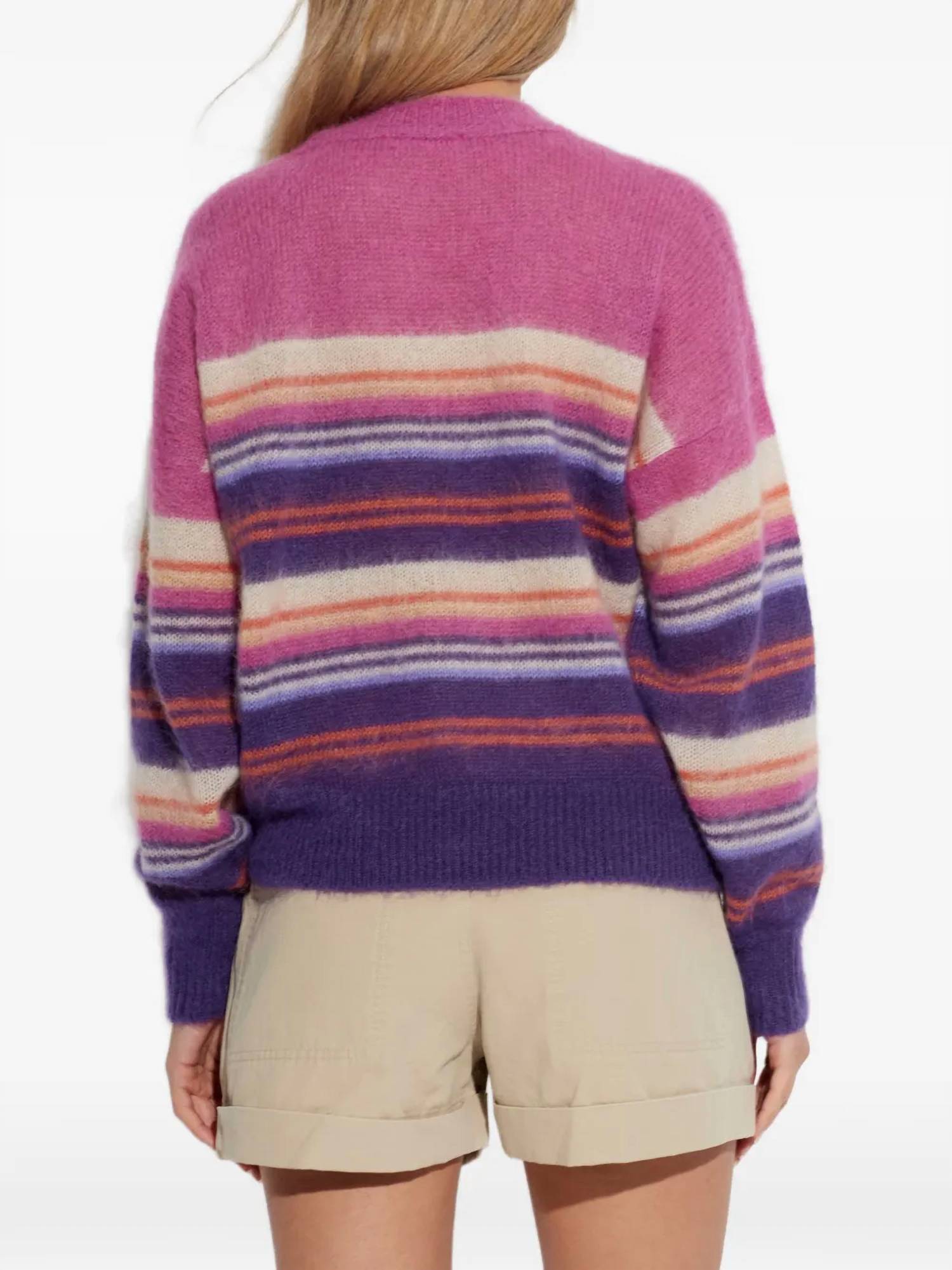 ISABEL MARANT Drussell Sweater in multi - women's sweater - detail view