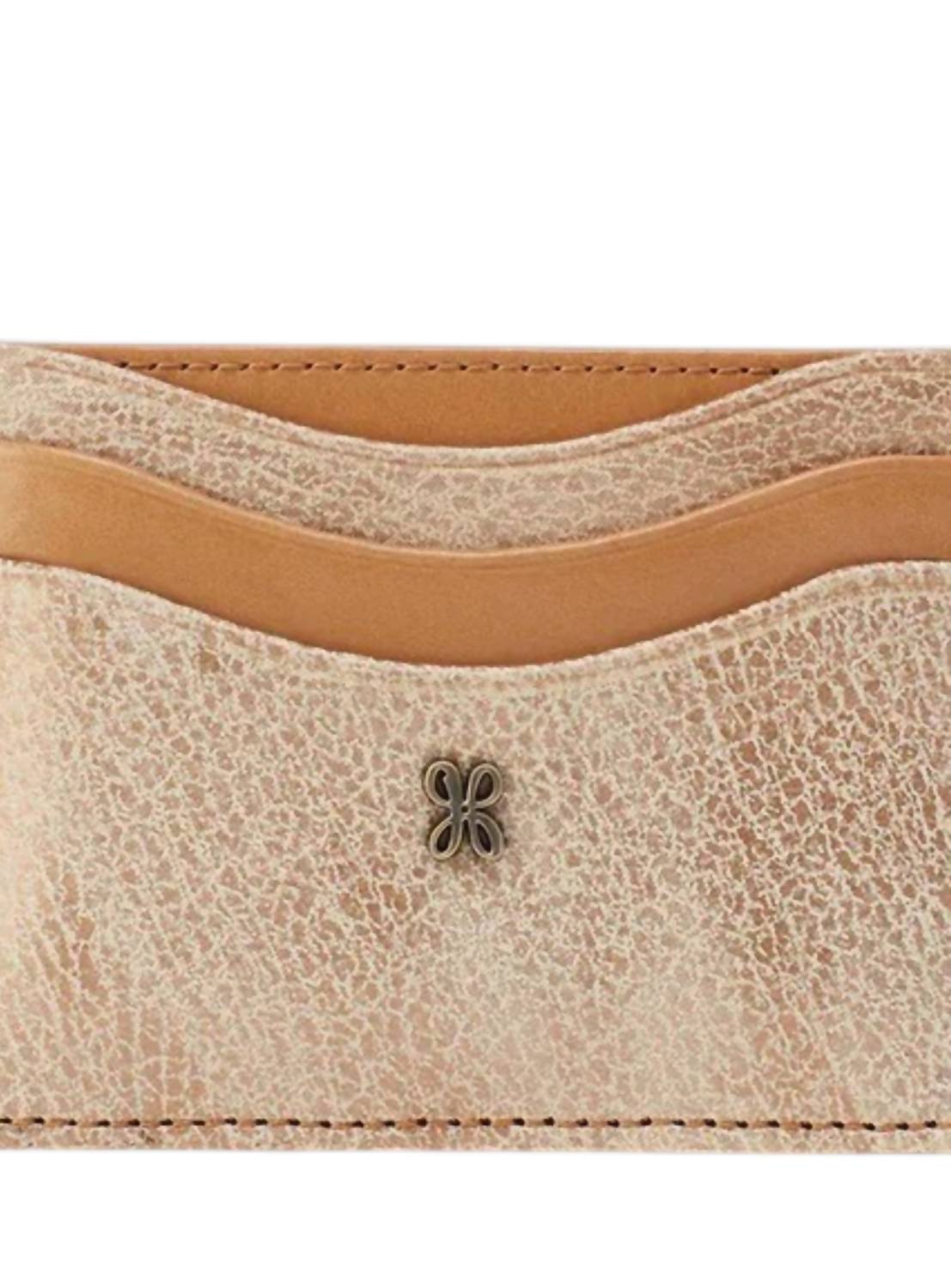 HOBO Women's Max Wallet in gold leaf desert 1 - women's bag - alternate view