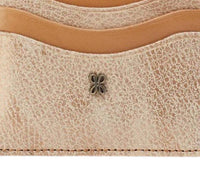 HOBO Women's Max Wallet in gold leaf desert 1 - women's bag - detail view