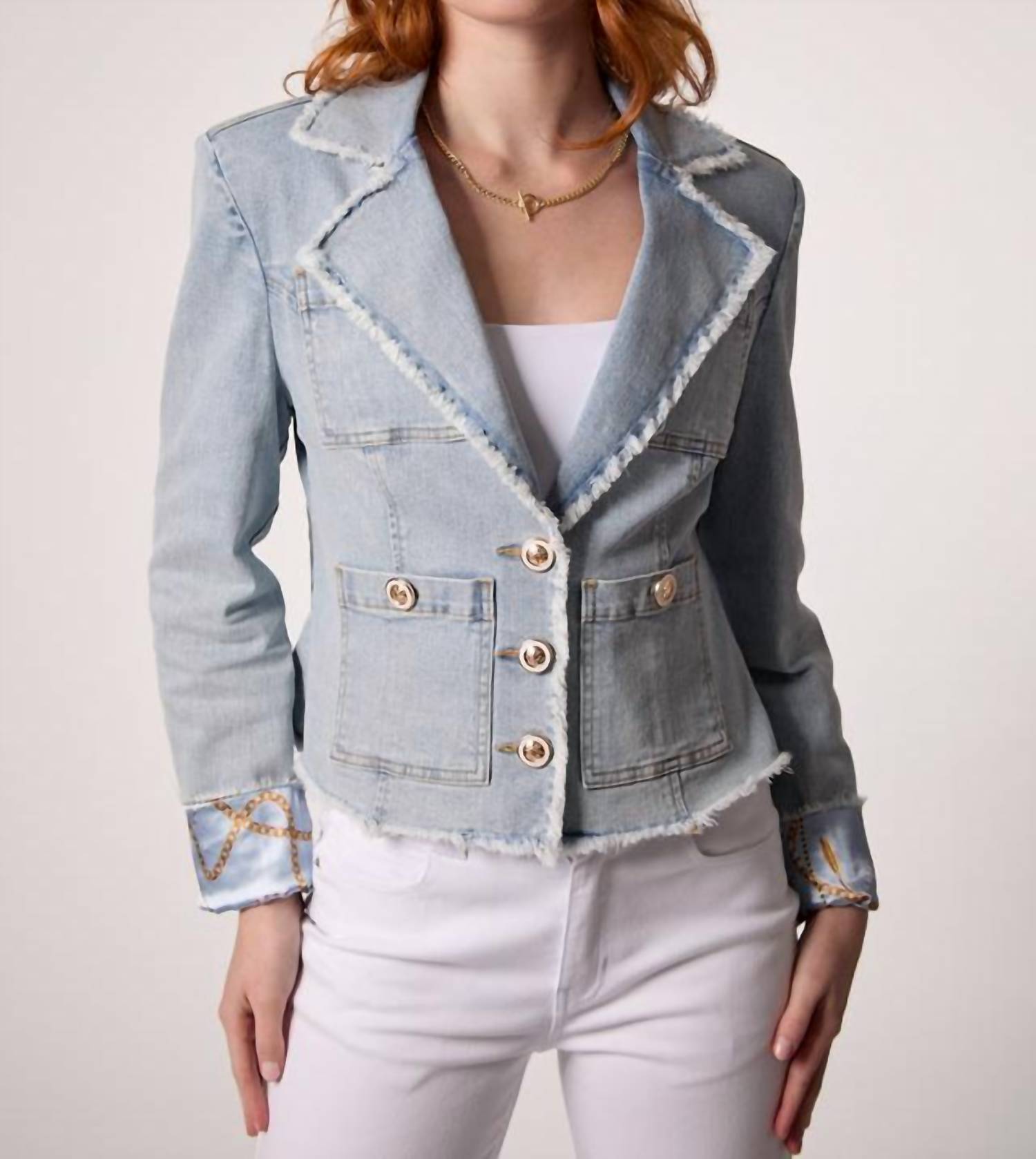 Blue Revival - Logan Frayed Blazer
