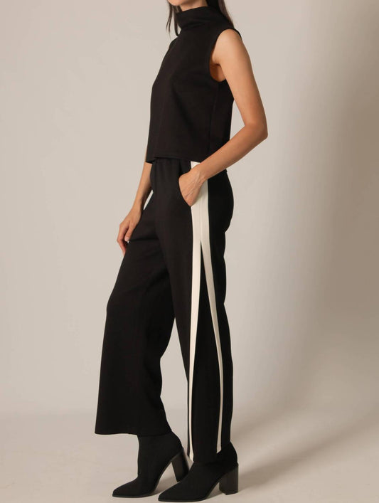Before You - Butter Side Contrast Stripe Pants
