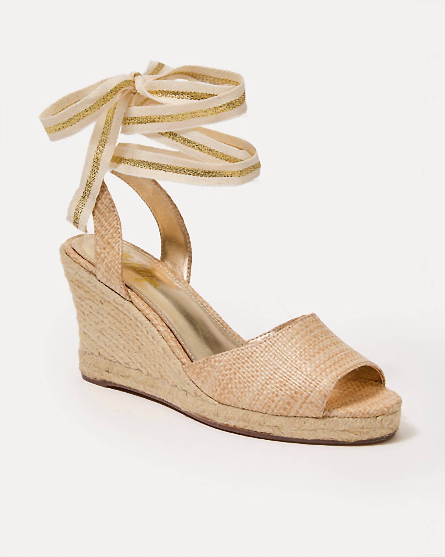 Lilly Pulitzer Women's Paley Espadrille Wedge Sandals in natural - women's sandal