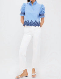 Hyacinth House - Eliza Embroidered Blouse