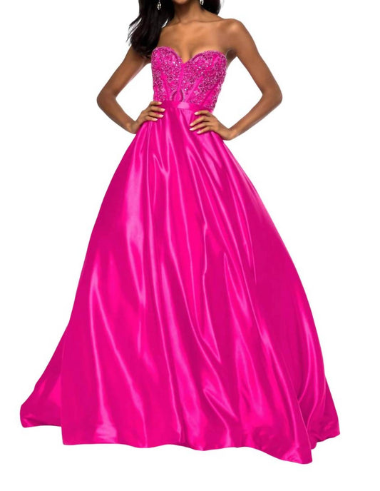 Sherri Hill - Sweetheart Corset Bodice Prom Dress