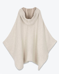 GOLDEN GOOSE Women's Manteaux Criss Cape in artic sand - women's jacket - detail view