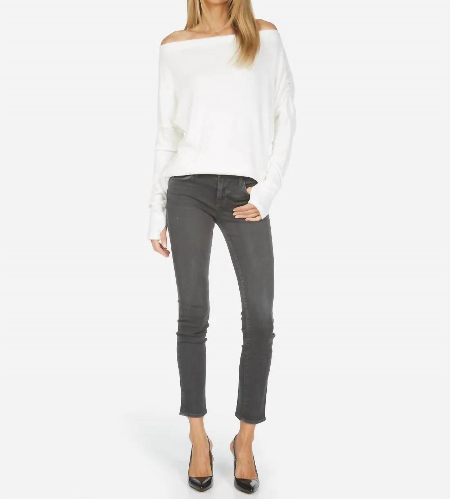 Michael Lauren - Santos Le Drop Shoulder Sweater Top