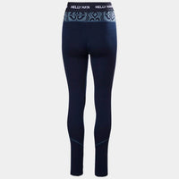 Helly Hansen LIFA Merino Midweight Graphic Pant in navy nordic rose - women's pants - view 4