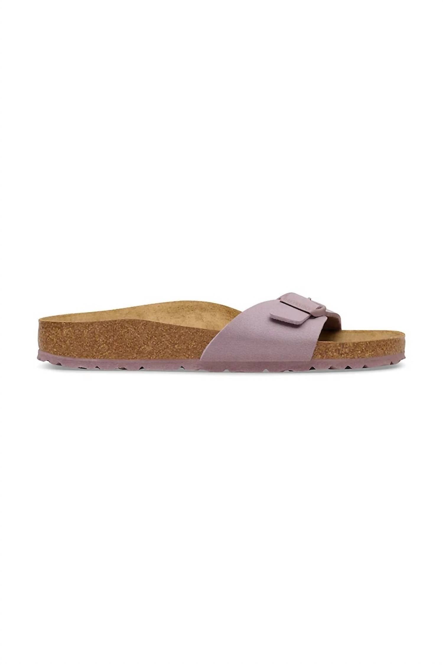 BIRKENSTOCK Women's Madrid Big Buckle Sandal in faded purple - women's sandal - alternate view