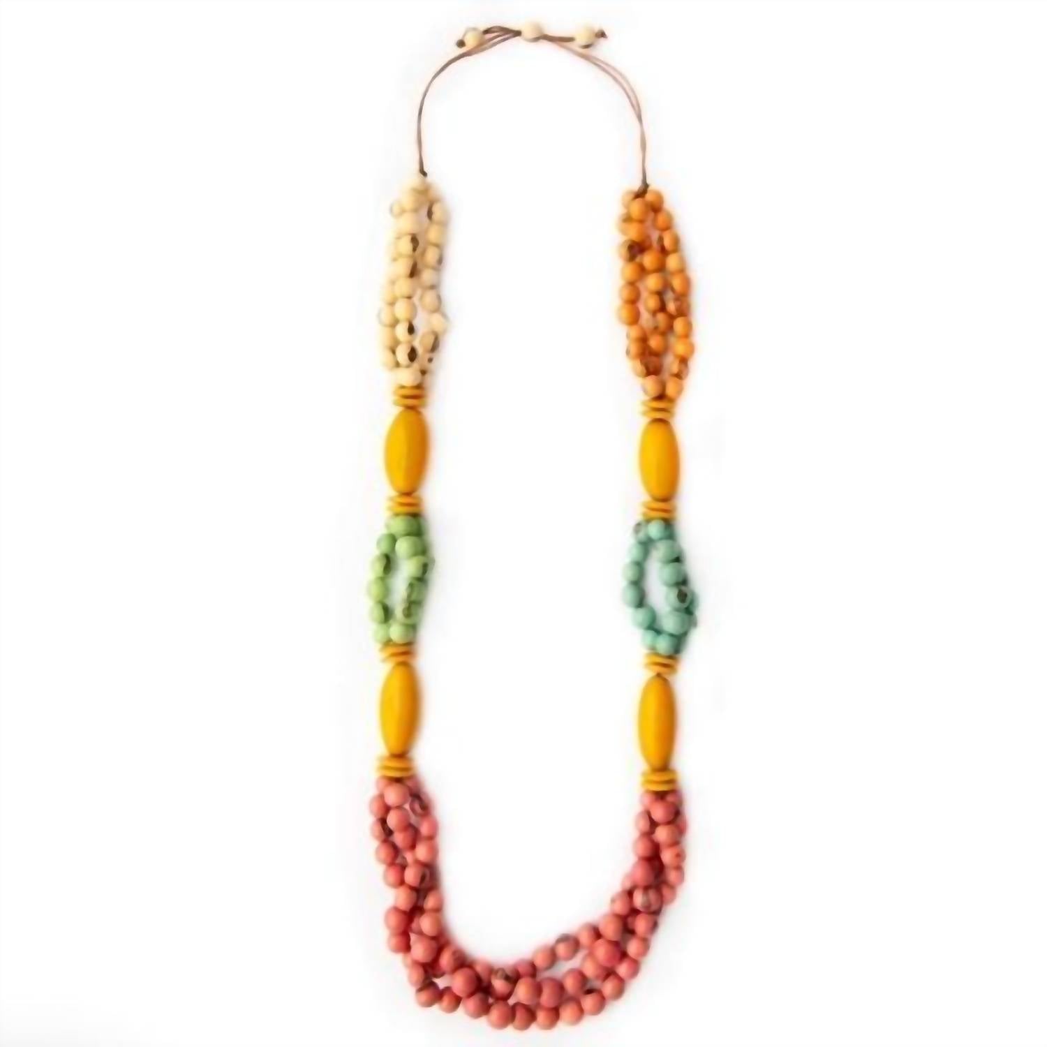 Caribbean Emerald Eco-Friendly Handmade Necklace in multi - women's jewelry