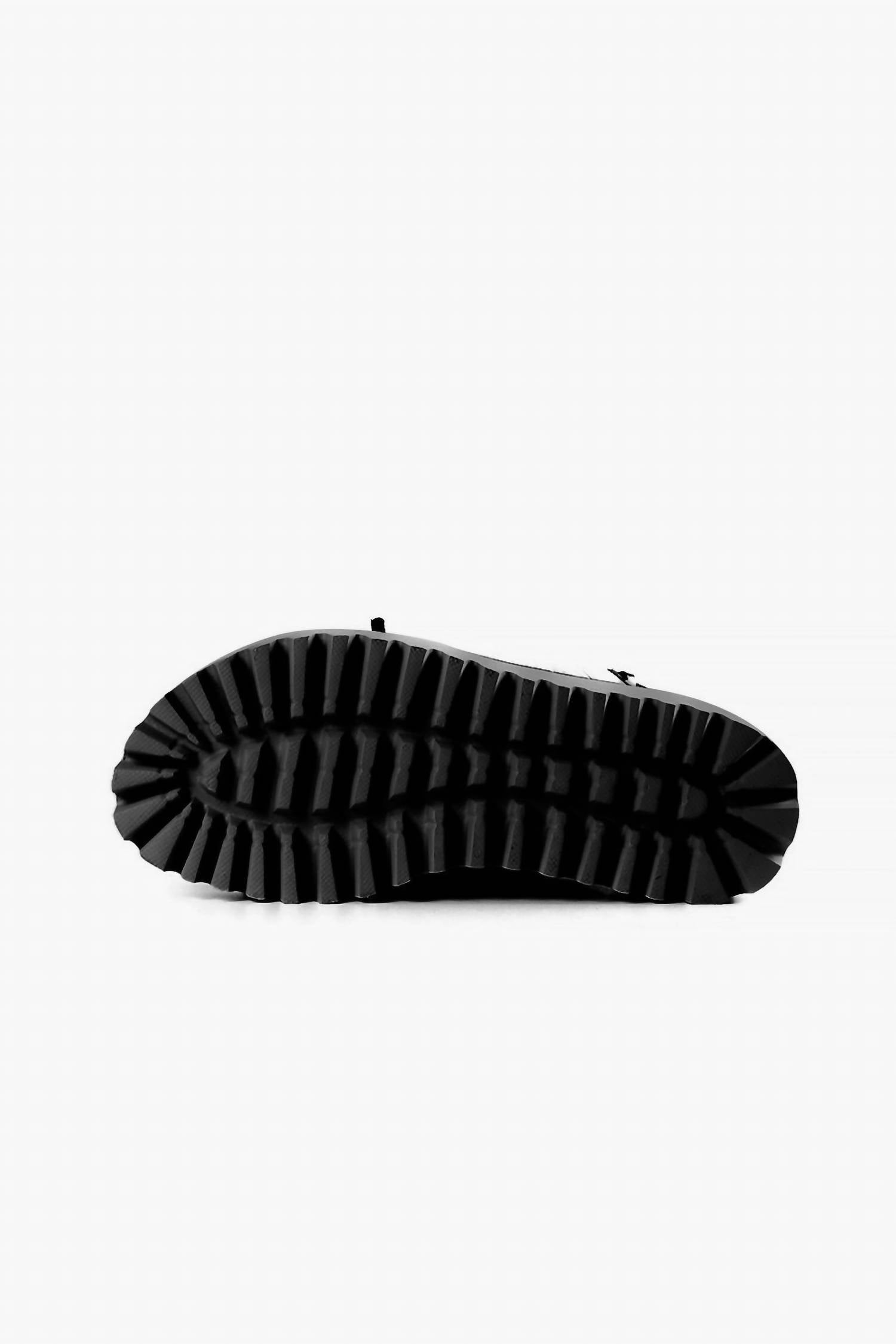 All Black - Women's Puffy Flatform Sandal