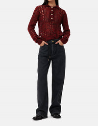 Ganni - Izey Drawstring Jean
