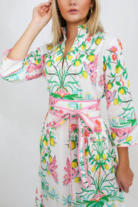 House Of Mbr - Lemon Soiree Bouvier Maxi Dress