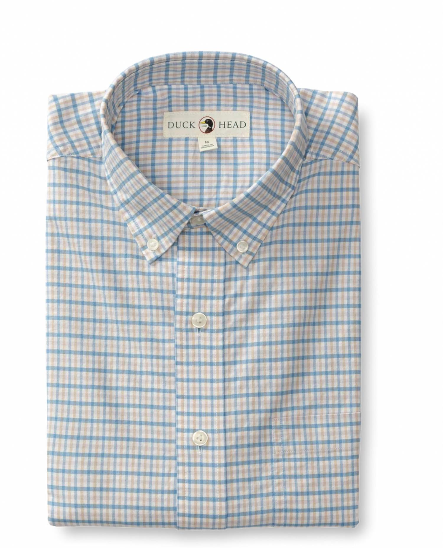Duck Head - SULLIVAN PLAID COTTON OXFORD SPORT SHIRT
