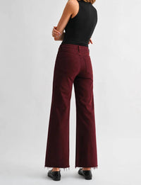 Letter To Juliet - Mulberry Wide Leg Denim Jeans