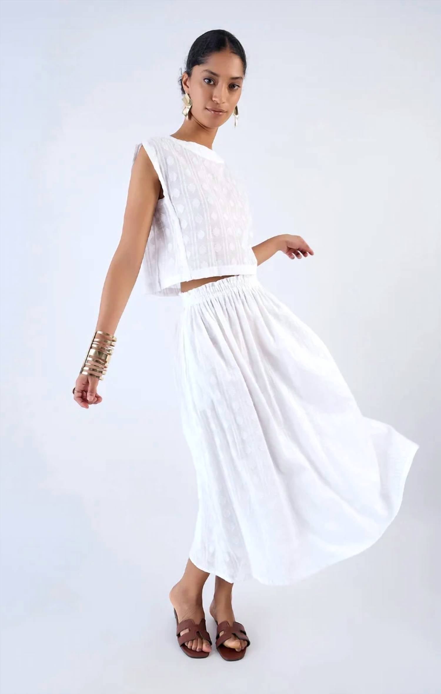 Beyond By Vera - Amber Midi Skirt